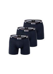 BOSS, Herren, Boxershorts &raquo;Boxershort BoxerBr 3P Power 3er Pack&laquo;, Dunkelblau, M, BOSS - Boxershorts im 3er Pack
