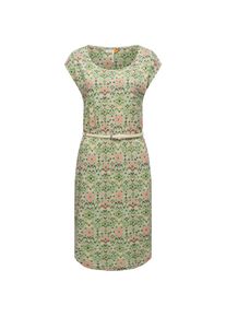Ragwear, Damen, Shirtkleid &raquo;Sommerkleid Lilithe Ikat&laquo;, Dusty Green, N-Gr, XL -N-Gr, Dusty Green, Bequemes Kurzarm Kleid mit stylischem Alloverprint