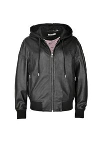 Maze, Damen, Lederjacke &raquo;Lederblouson 42021287&laquo;, black, L, black, &uuml;berschnittene Schultern, Trachtenmode