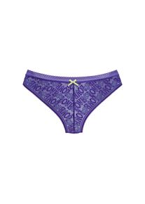 Vivance, Damen, String &raquo;Madita&laquo; aus h&uuml;bscher Spitze mit &bdquo;LOVE&ldquo;-Schriftzug und feinem Mesh, blau, 36/38, Verspielter String mit h&uuml;bscher Spitzenborte 