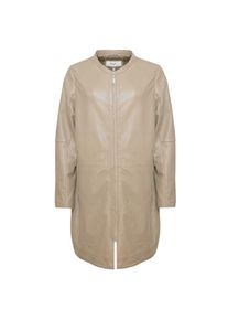 Maze, Damen, Lederjacke &raquo;Ledermantel 42023104&laquo;, sand, 46, sand, Weiches Lammleder, Trachtenmode