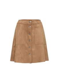 oxmo, Damen, A-Linien-Rock &raquo;A-Linien-Rock OXJune&laquo;, Sepia Tint, 38, Sepia Tint, Modischer Minirock der d&auml;nischen Top-Marke