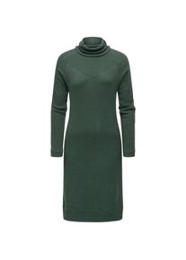 Ragwear, Damen, Jerseykleid &raquo;Jerseykleid Peona&laquo;, Pine Green, N-Gr, XS -N-Gr, Pine Green, Damen Midikleid Langarm Strickkleid