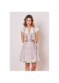 Kr&uuml;ger Kr&uuml;ger, Damen, Dirndl &raquo;Dirndl Juliane (50cm)&laquo;, gr&uuml;n, N-Gr, 38 -N-Gr, gr&uuml;n, gerader Ausschnitt, Trachtenmode