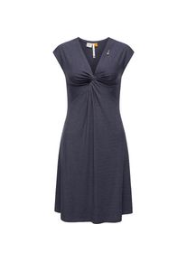 Ragwear, Damen, Jerseykleid &raquo;Sommerkleid Comfrey Solid&laquo;, Navy, N-Gr, XXL -N-Gr, Navy, Bequemes Kurzarm-Kleid mit Punktemuster vom Label Ragwear