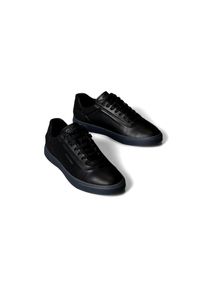 Calvin Klein, Damen, Sneaker &raquo;LOW PRO CUPS LACEUP OXF HF LTH&laquo; Schn&uuml;rschuh, Halbschuh, Freizeitschuh in monochromer Optik, schwarz, 37, schwarz, Must 