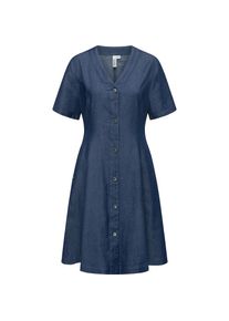 Ragwear, Damen, Sommerkleid &raquo;Sommerkleid Kveeda Denim&laquo;, Dark Blue Denim, N-Gr, S -N-Gr, Dark Blue Denim, Feminines Damen Kurzarm-Kleid in Denim-Optik