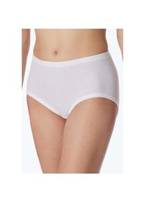 Schiesser, Damen, Taillenslip &raquo;Original Classics&laquo; 2er-Pack, mit flachen Seitenn&auml;hten, 100-wei&szlig;, 48, Damen-Slip von Schiesser