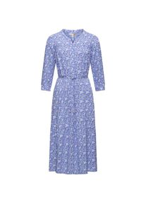 Ragwear, Damen, Maxikleid &raquo;Sommerkleid Meve&laquo;, Blue, N-Gr, L -N-Gr, Blue, Elegantes Damen Maxikleid mit Blumenmuster