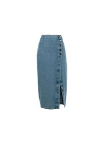 SURI FREY, Damen, Jeansrock &raquo;Jeansrock SFY Freyday&laquo;, denim blue 500, S, denim blue 500, Hergestellt aus 100 % Baumwolle.