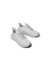 Calvin Klein Jeans, Herren, Sneaker &raquo;EVA RUNNER LACE UP MAT MIX&laquo; Freizeitschuh, Schn&uuml;rschuh, Halbschuh mit Anziehlasche, hellgrau, 43, hellgrau, 