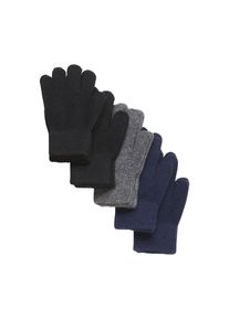 CeLaVi, Unisex, Strickhandschuhe &raquo;Strickhandschuhe CEMagic&laquo;, Black, 7, Drei Paar Kinderhandschuhe