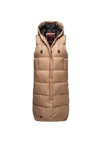 Marikoo, Damen, Steppweste &raquo; Sayorii Damen Winter Weste B967&laquo;, Taupe Grey, XL, Taupe Grey, Sch&ouml;nes und dezentes Steppdesign
