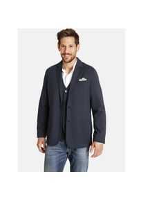 Jan Vanderstorm, Herren, Jerseysakko &raquo;Sakko 2tlg HOLMSTEIN&laquo;, dunkelblau, 68, Sakko und Weste HOLMSTEIN aus bequemen Jersey