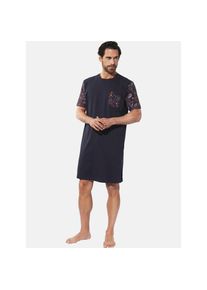 Babista, Damen, Pyjama &raquo;Nachthemd BELVIAN&laquo;, dunkelblau, M, dunkelblau, Nachthemd BELVIAN mit edlem Paisleymuster