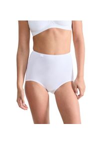 Sloggi, Damen, Maxislip &raquo;24/7 Cotton&laquo; 3er Pack, h&ouml;her geschnittene Passform, elastisch, Spitze, blickdicht, weich, wei&szlig;, 48, Taillen-Slip von Sloggi