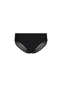 Skiny, Damen, Panty &raquo;Initialace&laquo; gro&szlig;z&uuml;gige Spitze am R&uuml;ckteil, Mikrofaser, elastisch, black, 44, black, Damen-Slip von Skiny