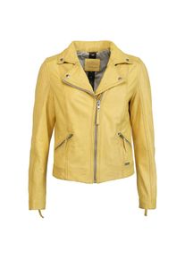 Mustang, Damen, Lederjacke &raquo;Lederjacke 31020143&laquo;, lemon, L, lemon, Trendige Lederjacke der Modemarke Mustang, Trachtenmode