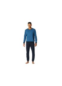 uncover by Schiesser, Herren, Schlafanzug &raquo;Pyjama&laquo;, Blau, 3XL, Blau, uncover by Schiesser Herren Pyjama Set lang