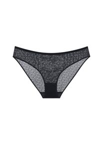 Triumph, Damen, Tai-Slip &raquo;Signature Sheer&laquo; Jacquard-Spitze, elastischer Bund, BLACK, 36, BLACK, Tai-Slip von Triumph