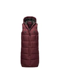Marikoo, Damen, Steppweste &raquo; Sayorii Damen Winter Weste B967&laquo;, Wine, L, Wine, Sch&ouml;nes und dezentes Steppdesign