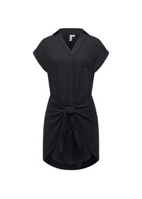 Ragwear, Damen, Blusenkleid &raquo;Blusenkleid Bahaya&laquo;, Black, N-Gr, S -N-Gr, Black, Hemdblusenkleid mit Taillenband und Brusttasche