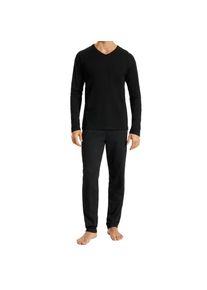 uncover by Schiesser, Herren, Schlafanzug &raquo;Pyjama&laquo;, Schwarz, XL, Schwarz, uncover by Schiesser Herren Pyjama Set lang