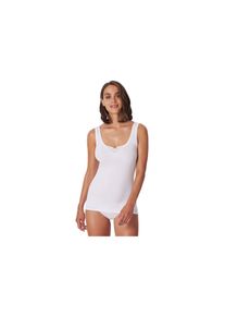 Schiesser, Damen, Unterhemd &raquo;Unterhemd Cotton Essentials 4P 4er Pack&laquo;, Wei&szlig;, S, Wei&szlig;, Schiesser Tr&auml;gertops im Viererpack