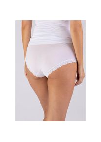 Nina von C., Damen, Taillenslip &raquo;"Cosy"&laquo; 3er Pack, eng, elastisch, atmungsaktiv, bequem, feminin, mit Spitze, wei&szlig;, 50, wei&szlig;, Damenslip von Nina von C