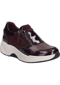 Josef Seibel, Damen, Sneaker &raquo;Lissi 04, bordeaux&laquo;, bordeaux, 36, bordeaux, Damen-Sneaker aus Leder + Textil