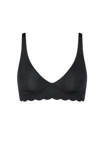 Sloggi, Herren, Soft-BH &raquo;ZERO Microfibre 2.0&laquo; nahtlos, mittlerer Halt, Microfaser, weich, BLACK, XS - N-Gr, B&uuml;gelloser-BH von Sloggi