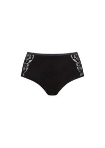Mey, Damen, Taillenslip &raquo;Wool Love&laquo; florale Spitze, Merino-Schurwolle, w&auml;rmend, schwarz, XXS/XS, schwarz, Damenslip von Mey
