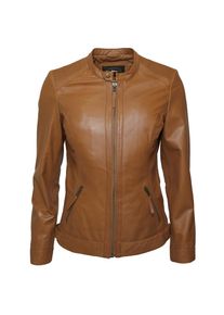 JCC, Damen, Lederjacke &raquo;Lederjacke 31024018&laquo;, cognac, S, cognac, Bikerjacke, Trachtenmode