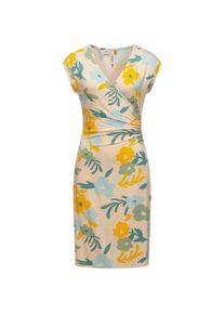 Ragwear, Damen, Etuikleid &raquo;Sommerkleid Crupi Print&laquo;, Beige, N-Gr, M -N-Gr, Beige, Figurbetontes Sommerkleid mit coolem Allover-Print