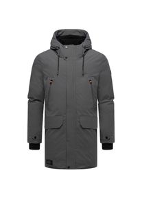 Stone Harbour, Damen, Wintermantel &raquo;Wintermantel Kitraan XX&laquo;, Anthracite, L, Anthracite, Herren Wintermantel mit verstellbarer Kapuze