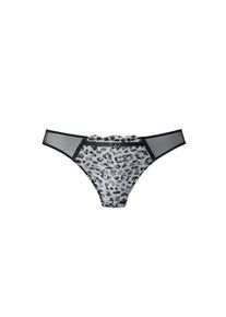 Lascana, Damen, String in aufregendem Leo-Look, leo-silberfarben, 44/46, Sexy String in modischer Leo-Optik