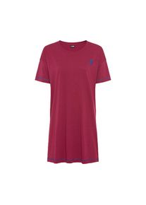 LSCN by LASCANA, Damen, Nachthemd 1 Stk. tlg. in l&auml;ssiger Weite, beere, N-Gr, 32/34 -N-Gr, beere, Bigshirt mit Rundhalsausschnitt