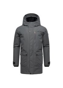 Stone Harbour, Damen, Wintermantel &raquo;Wintermantel Netaan XX&laquo;, Anthracite, 3XL, Anthracite, Herren Wintermantel mit verstellbarer Kapuze