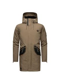 Stone Harbour, Damen, Wintermantel &raquo;Wintermantel Ragaan&laquo;, Stone Brown, 3XL, Stone Brown, Urbaner Herren Winterparka vom neuen Label STONE HARBOUR