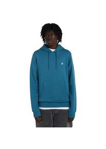 Element, Herren, Kapuzensweatshirt &raquo;Icon Embroidery&laquo;, Mallard Blue, L, Mallard Blue, Conscious by Nature: Recycling-Walkfrottier