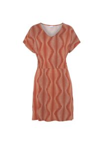 Lascana, Damen, Nachthemd mit graphischen Allover-Druck, Terracotta bedruckt, N-Gr, 36/38 -N-Gr, Terracotta bedruckt, Kurzes Nachtkleid mit 
