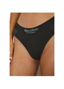 Marc O'Polo Marc O'Polo, Damen, Slip &raquo;Iconic Rib woven&laquo; Packung, 2 Stk. mit feingeripptem, elastischem Bund, 990black, XL - 2 Stk., Damen-Slip von Marc O'Polo