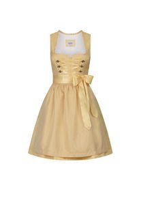 N&uuml;bler N&uuml;bler, Damen, Dirndl &raquo;Midi Dirndl Gundula&laquo;, Gelb, EURO, 38 -EURO, Gelb, FESTLICHES DAMEN DIRNDL - Hochwertige Frauen Trachten Bekleidung mit eckigem 