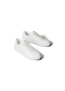 Calvin Klein, Damen, Sneaker &raquo;LOW PRO CUPS LACEUP OXF HF LTH&laquo; Schn&uuml;rschuh, Halbschuh, Freizeitschuh in monochromer Optik, wei&szlig;, 41, wei&szlig;, Must have - 