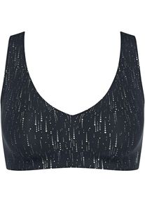 Sloggi, Damen, Bralette &raquo;ZERO Feel 2.0&laquo; nahtlos, unsichtbar, V-Ausschnitt, herausnehmbare Pads, BLACK COMBINATION, XL - N-Gr, Bustier von Sloggi