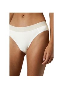 Marc O'Polo Marc O'Polo, Damen, Slip &raquo;Iconic Rib woven&laquo; Packung, 2 Stk. mit feingeripptem, elastischem Bund, white, 2 Stk., XL - 2 Stk., white, Damen-Slip von 