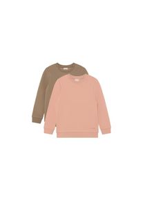 Minymo, Damen, Longpullover &raquo;Sweater MISweatshirt&laquo;, Fossil, 92, Fossil, Modischer Sweat-Pullover mit Rundhalsausschnitt