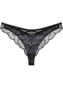 Triumph, Damen, Brasilslip &raquo;Palina Moonlight Kiss&laquo; x Palina Rojinski, Spitze, BLACK, 44, Triumph Brazilian mit eleganter Silhouette und modischem V-