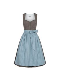 N&uuml;bler N&uuml;bler, Damen, Dirndl &raquo;Midi Dirndl Felicitas&laquo;, Braun, EURO, 34 -EURO, Braun, FESTLICHES DAMEN DIRNDL - Hochwertige Frauen Trachten Bekleidung mit 