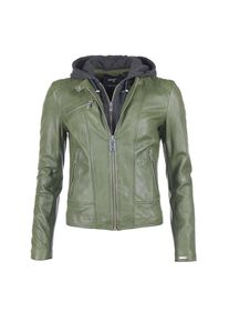 Maze, Damen, Lederjacke &raquo;Lederjacke Mico&laquo;, leaf green, L, leaf green, Bikerjacke, Trachtenmode